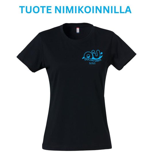 Basic - T Ladies Black - Oulun uinti + nimipainatusOulun uinti