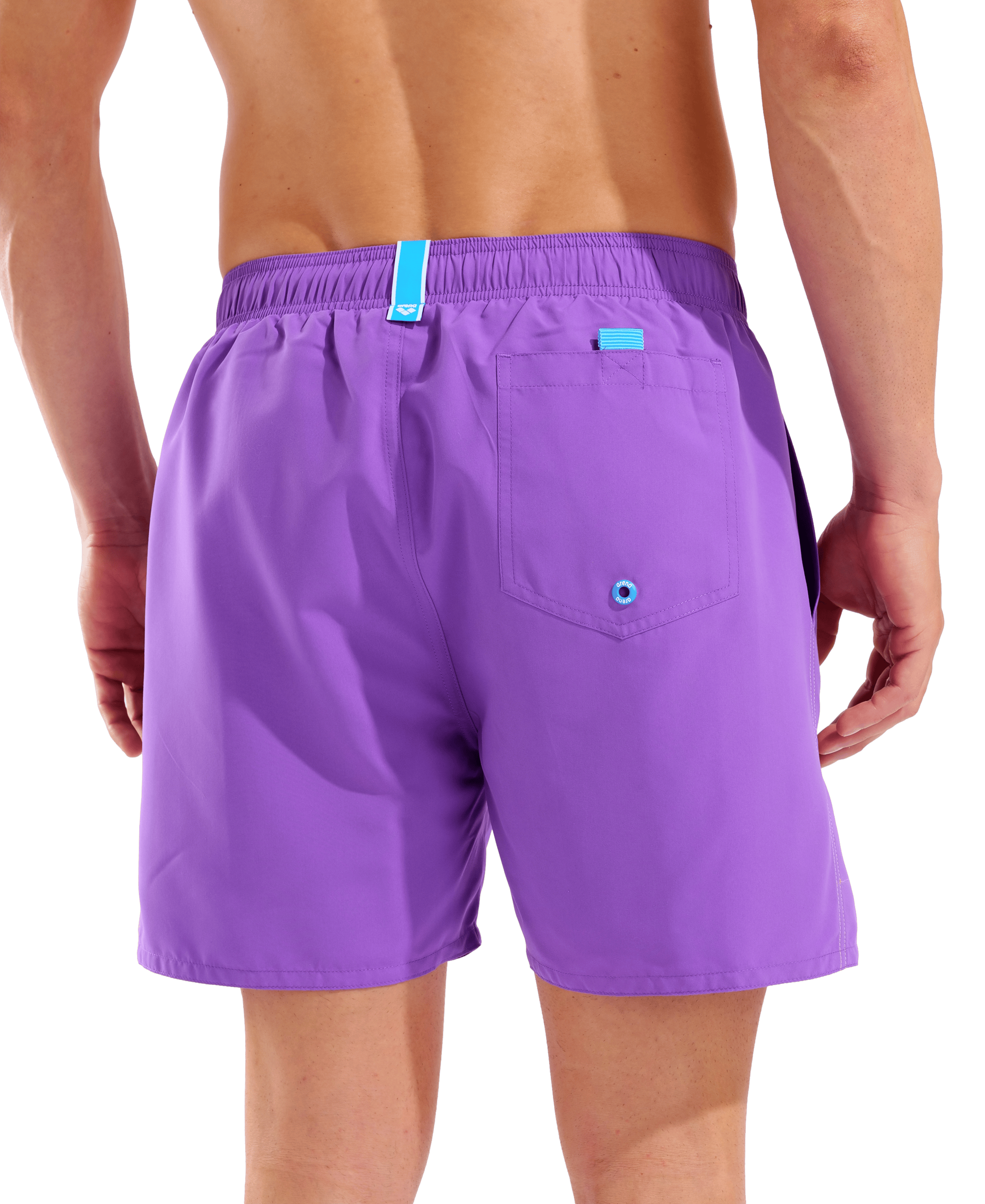 Fundamentals Boxer R  miesten uimashortsit, violetti-keltainen