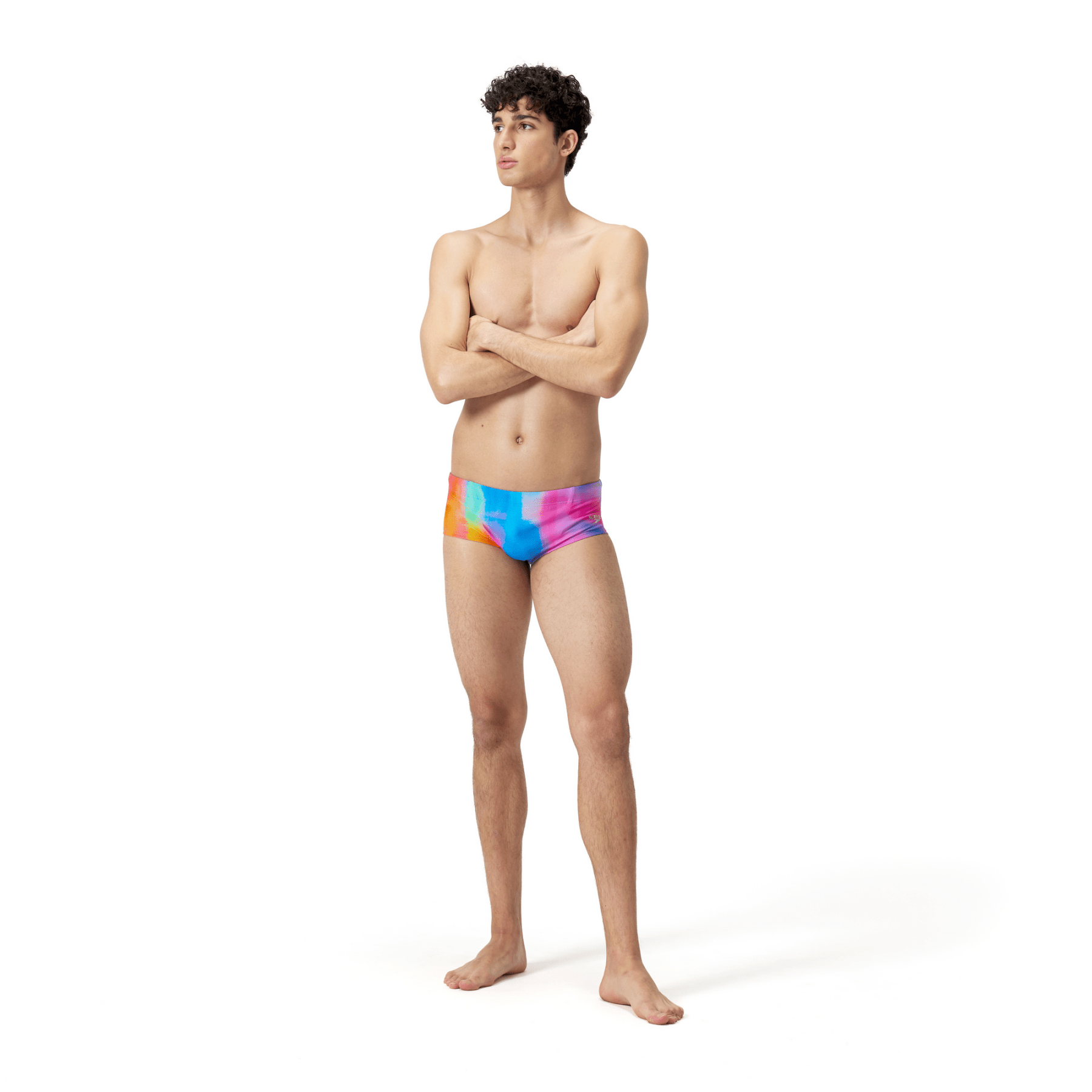 13.5cm Club Training Allover Brief miesten uimahousut, värikäsSpeedo