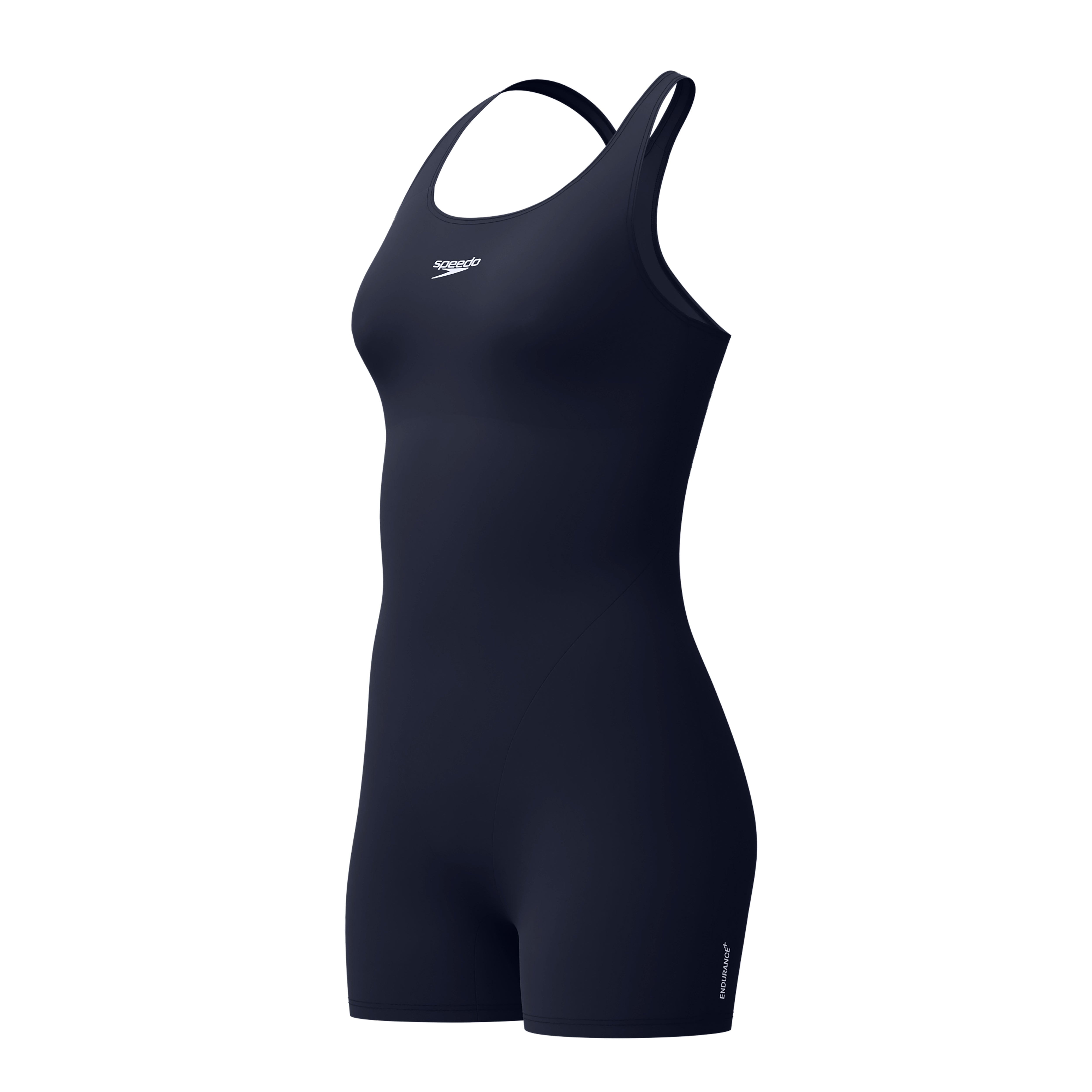 Endurance+ Legsuit naisten lahkeellinen uimapuku, musta
