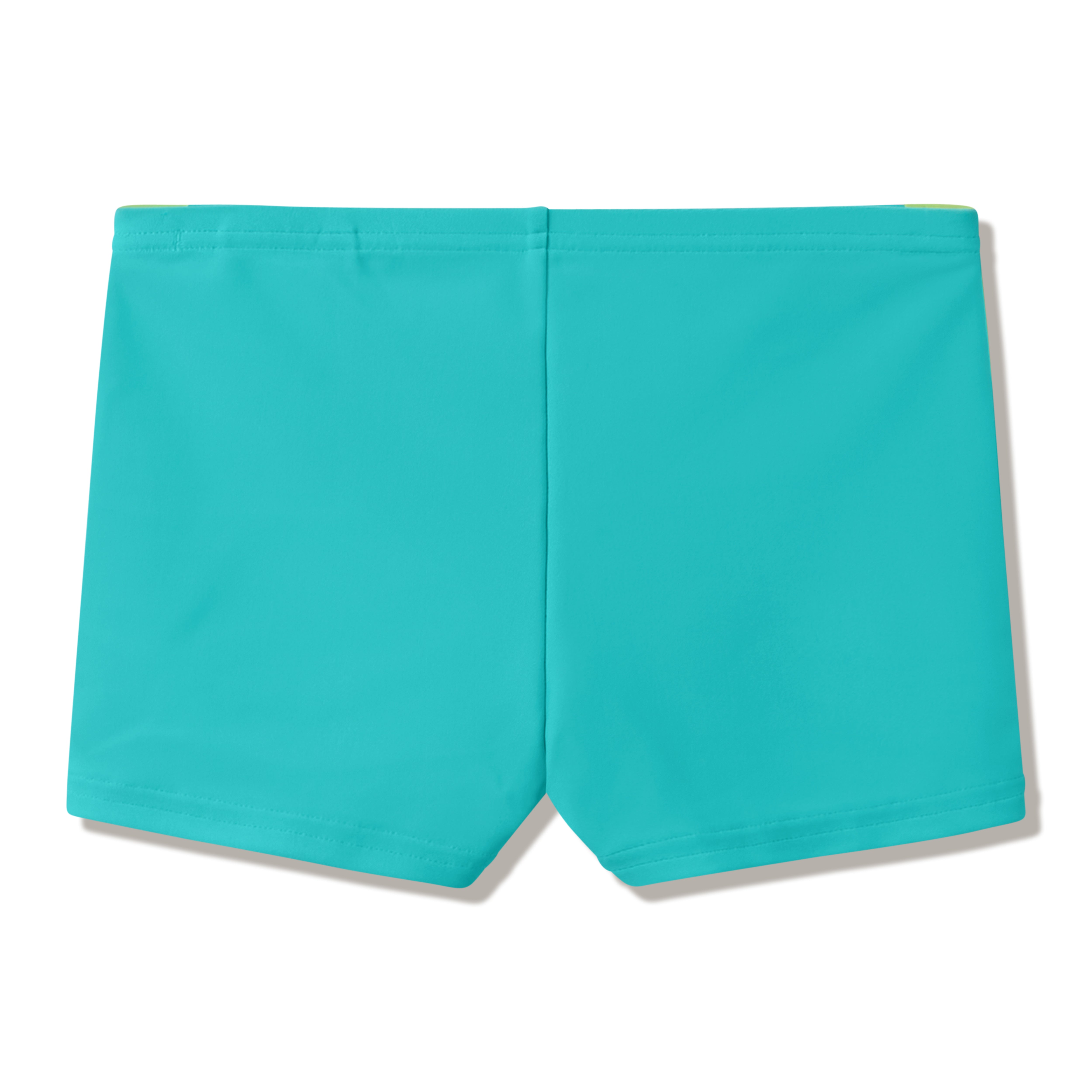 Unisex Colorblock Aquashort pienten lasten uimahousut, turkoosi