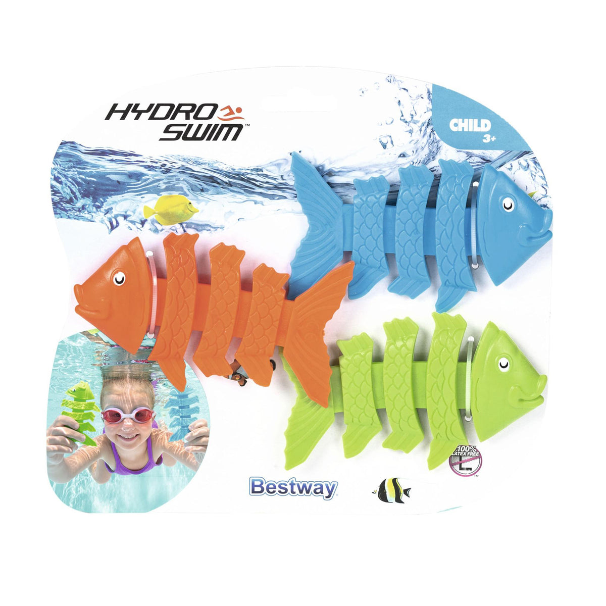 Squiggle Wiggle Dive Fish sukelluslelu, lajitelma