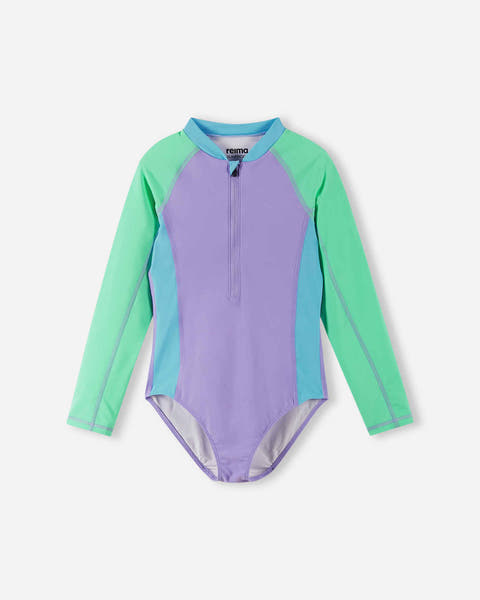 Lasten UV-uimapuku Aallot, lila