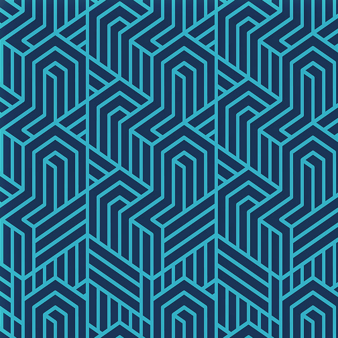 Aladeen rantahuopa, geometrinen kuosi