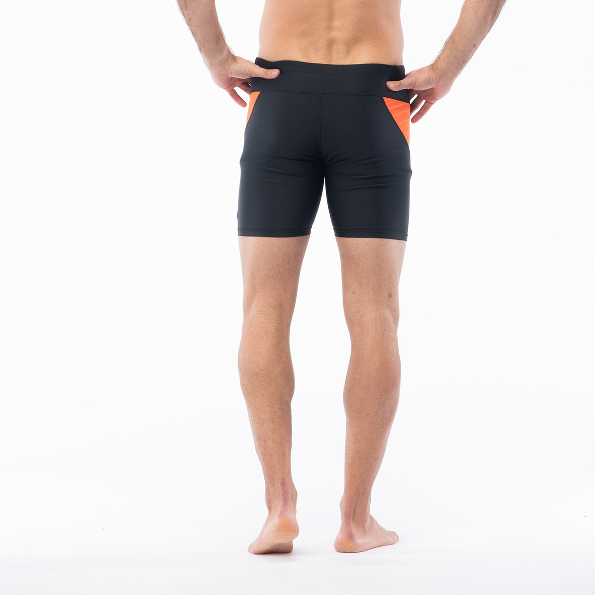 Fiero PS miesten boxer-uimahousut, musta-ruoste