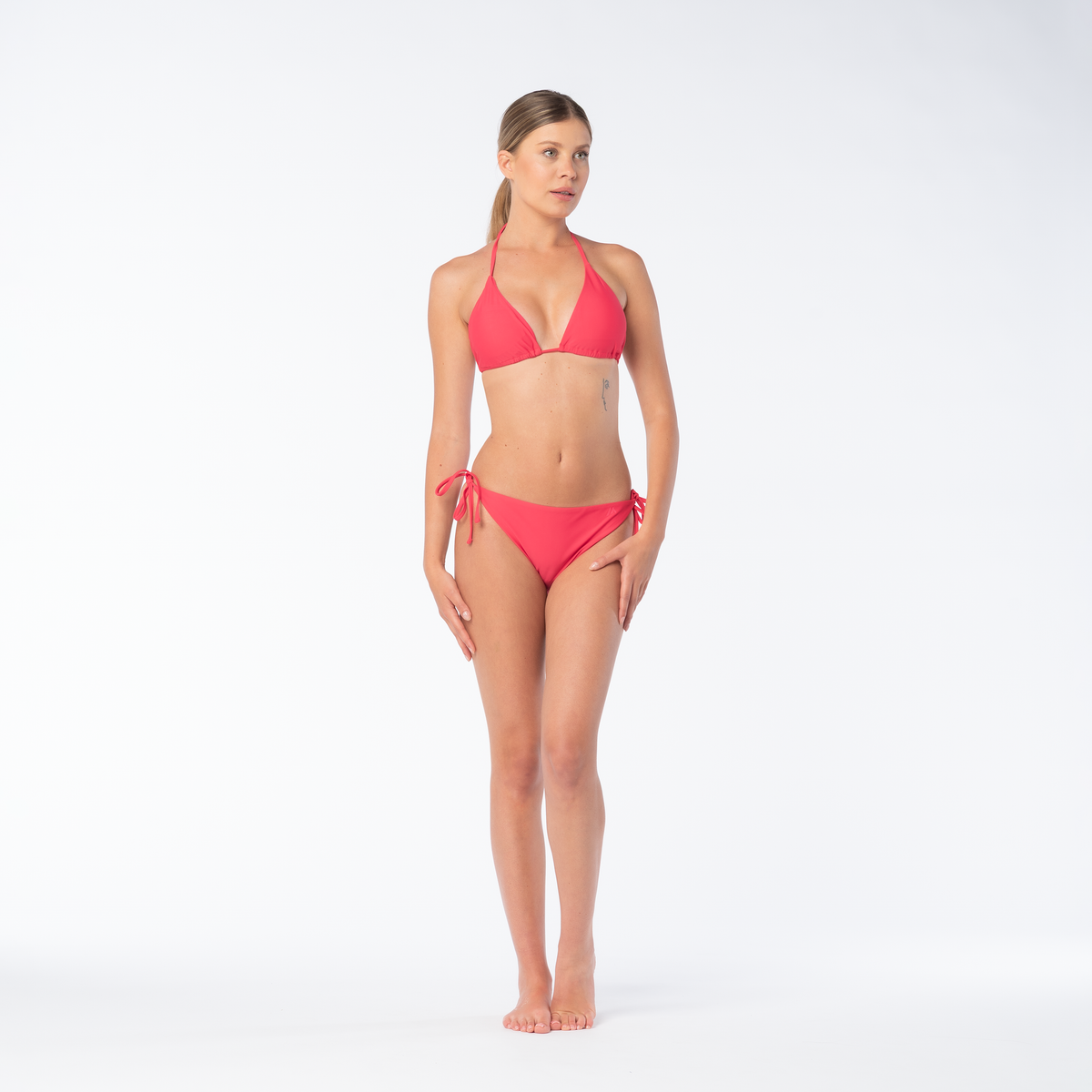 Lady Fibi naisten bikiniyläosa, atsaleanpunainen