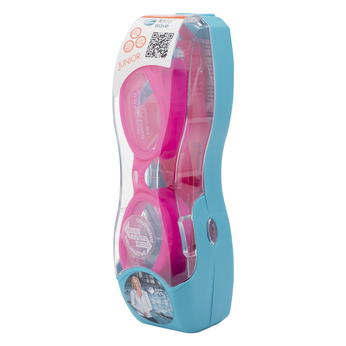 Visio lasten uimalasit, neonpinkki