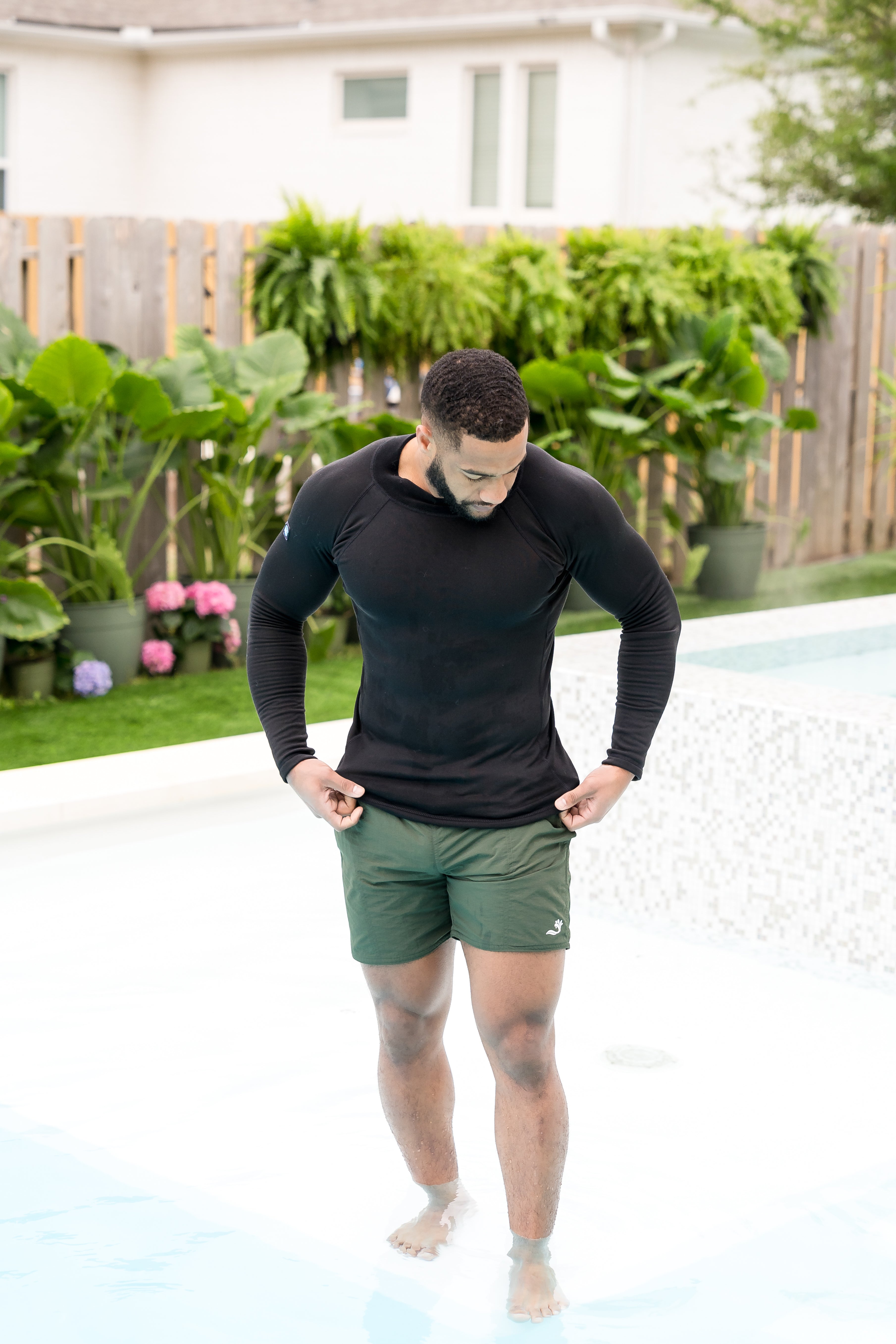 Splash Swim Shorts miesten uimahousut, tummanvihreä