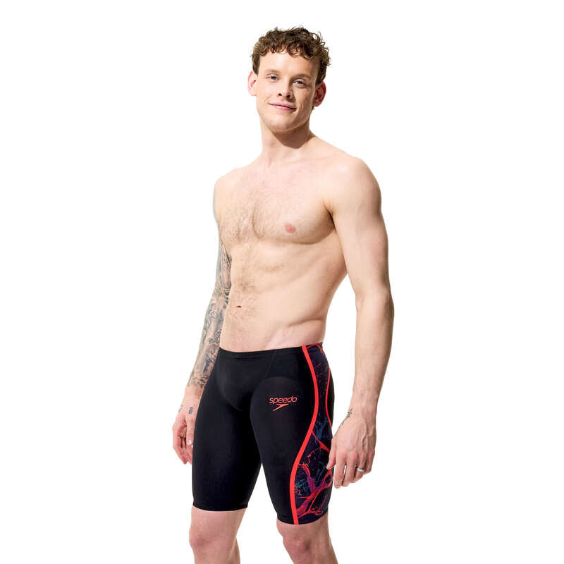 Fastskin LZR Pure Intent 2.0 Printed Jammer miesten kilpapuku, musta-oranssi