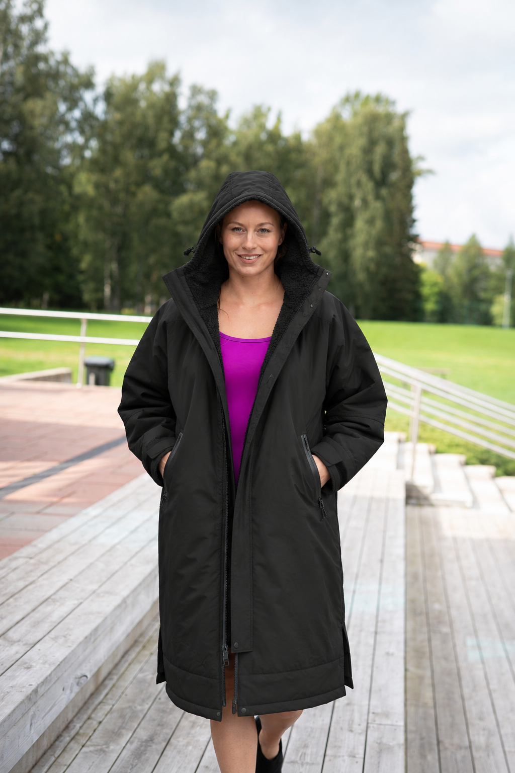 Aqua Thermal vaihtotakki unisex, musta