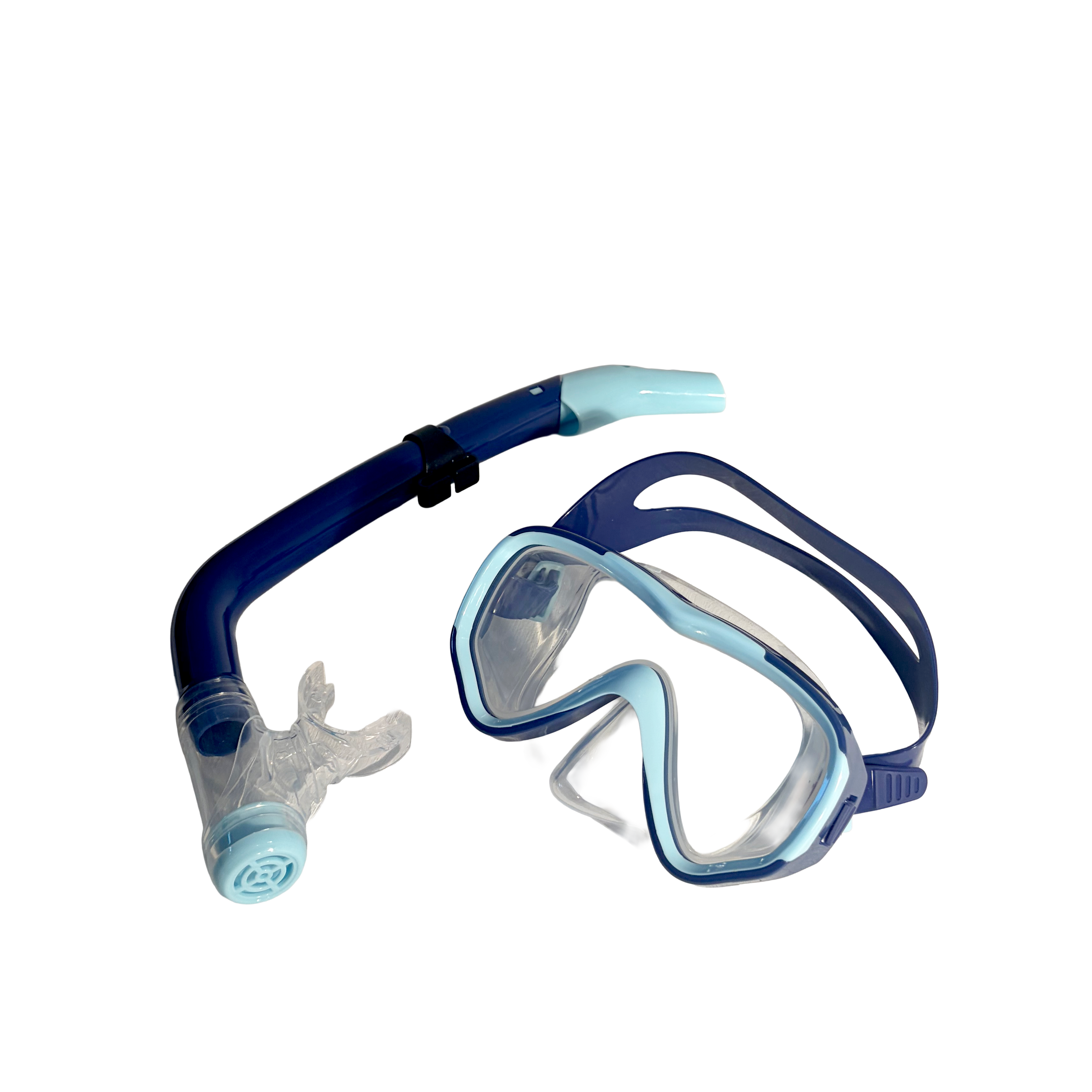 Aquadive Jr lasten snorkkelisetti, sini-minttu