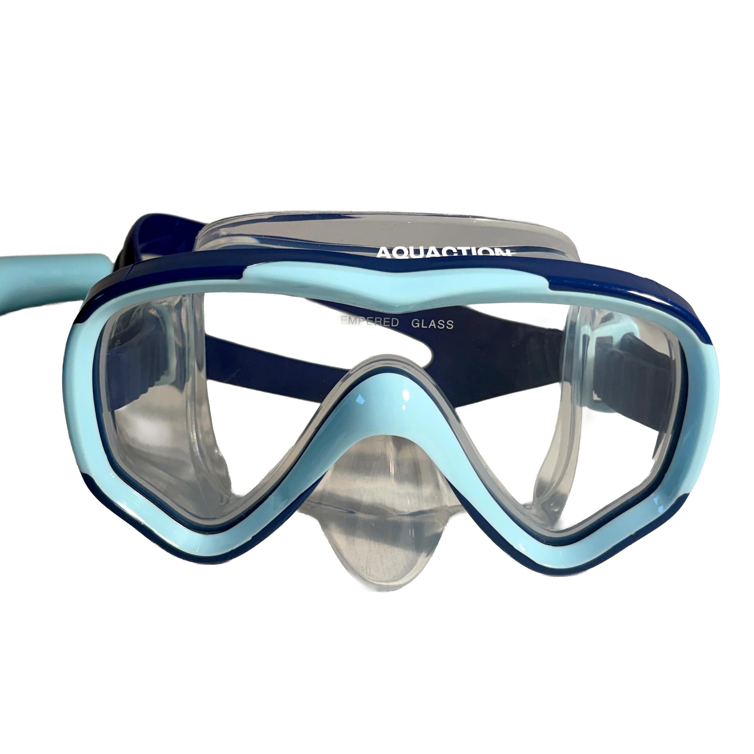 Aquadive Jr lasten snorkkelisetti, sini-minttu
