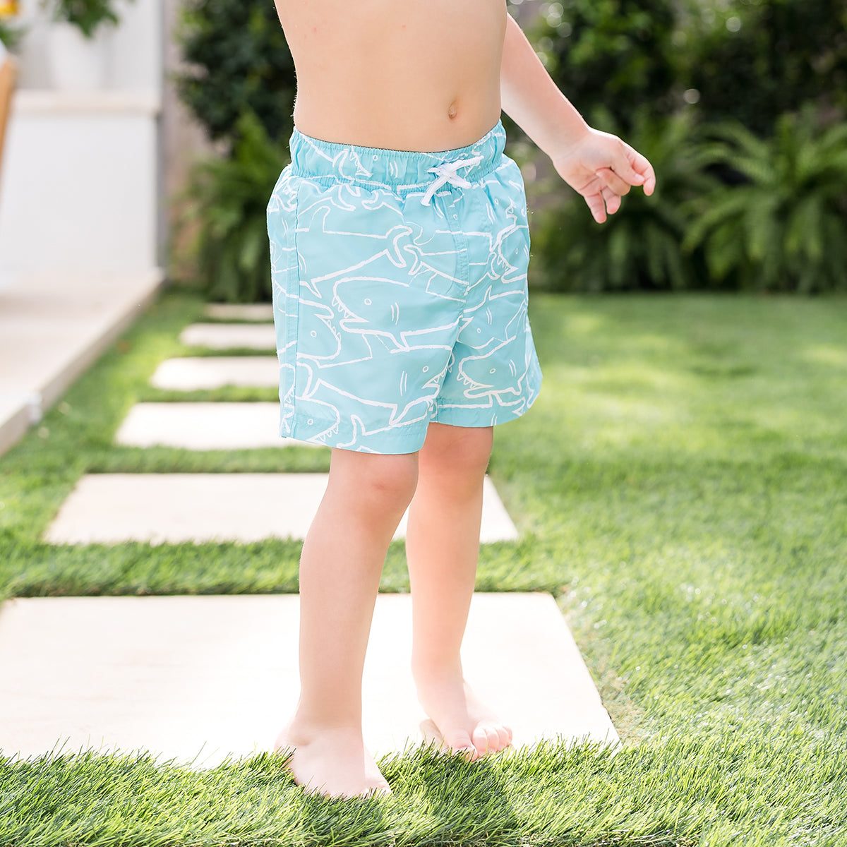 Shark Shorts poikien uimashortsit, turkoosi