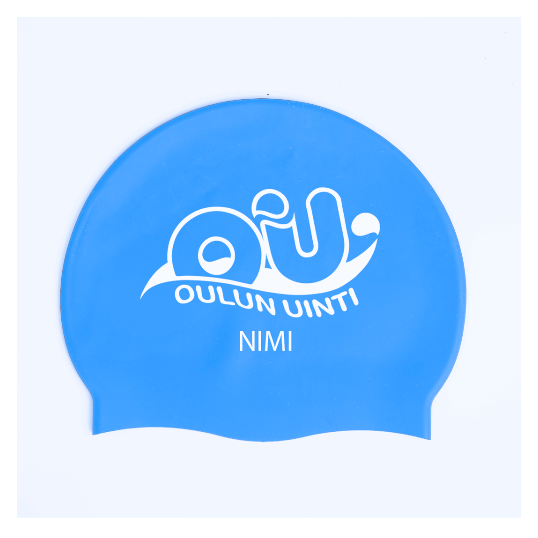 Oulun Uinti - nimikoitu uimalakki 2kpl sininen