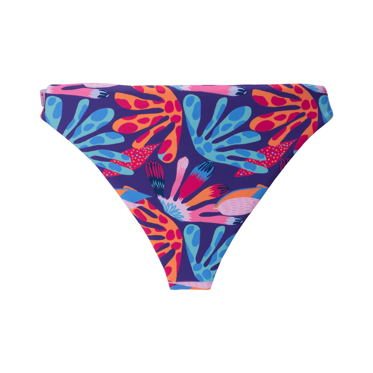 Anana tyttöjen bikinialaosa, violetti kukkakuosi