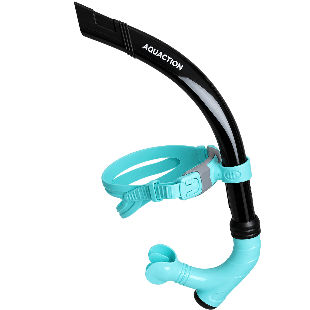 Aqua Centre Snorkel 1.0 keskisnorkkeli, musta-minttuAquaction
