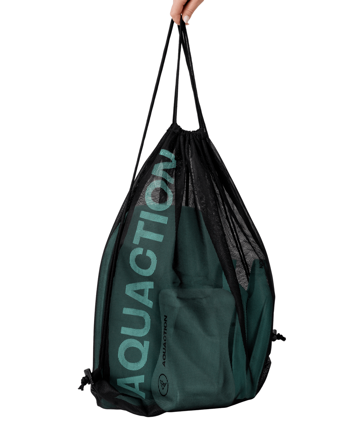 Aqua Mesh Bag varustekassi, musta, pääkuva - Aquaction