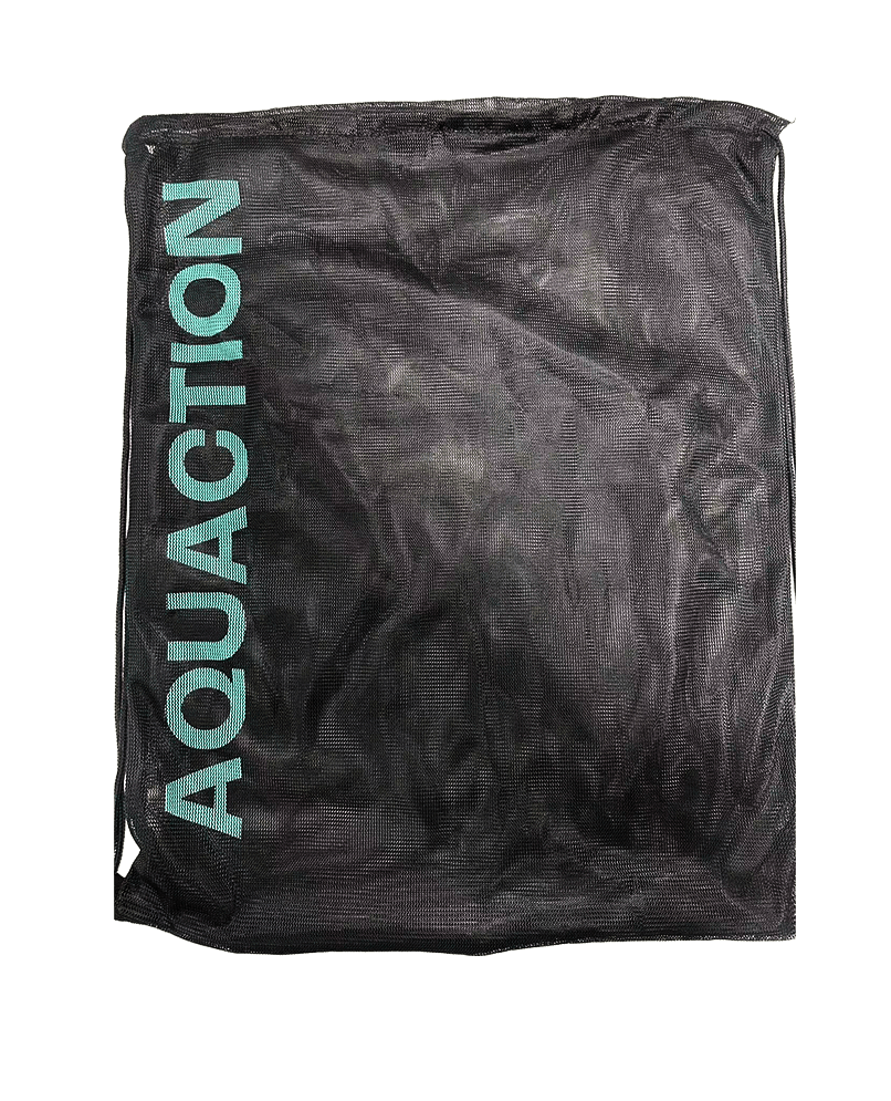Aqua Mesh Bag varustekassi, mustaAquaction