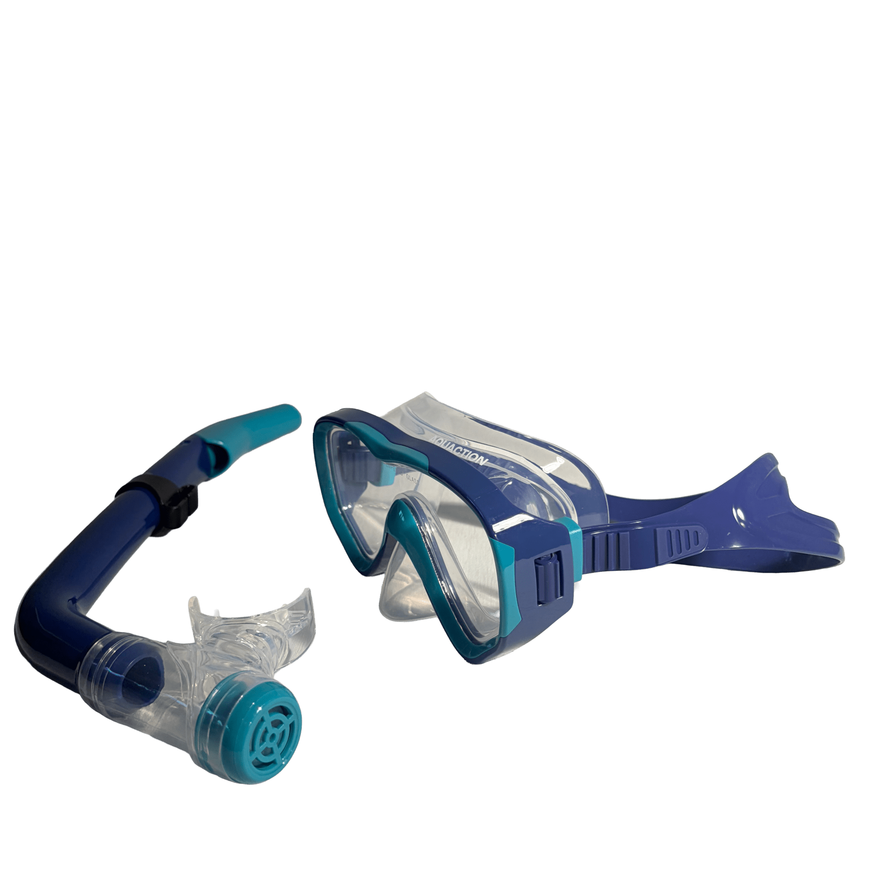 Aquadive Jr lasten snorkkelisetti, navy-vihreäAquaction