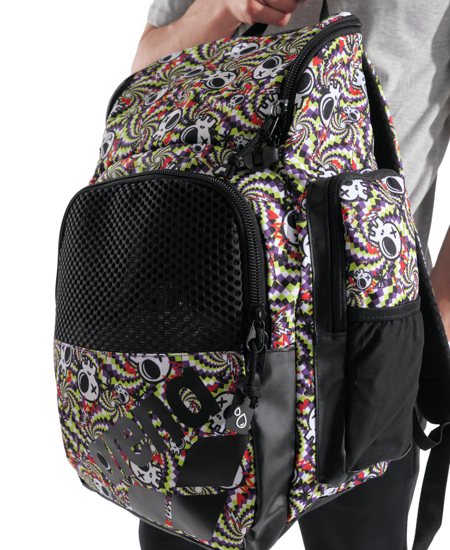 Arena One Go Backpack 35L Ao reppu, Fun SkullsArena