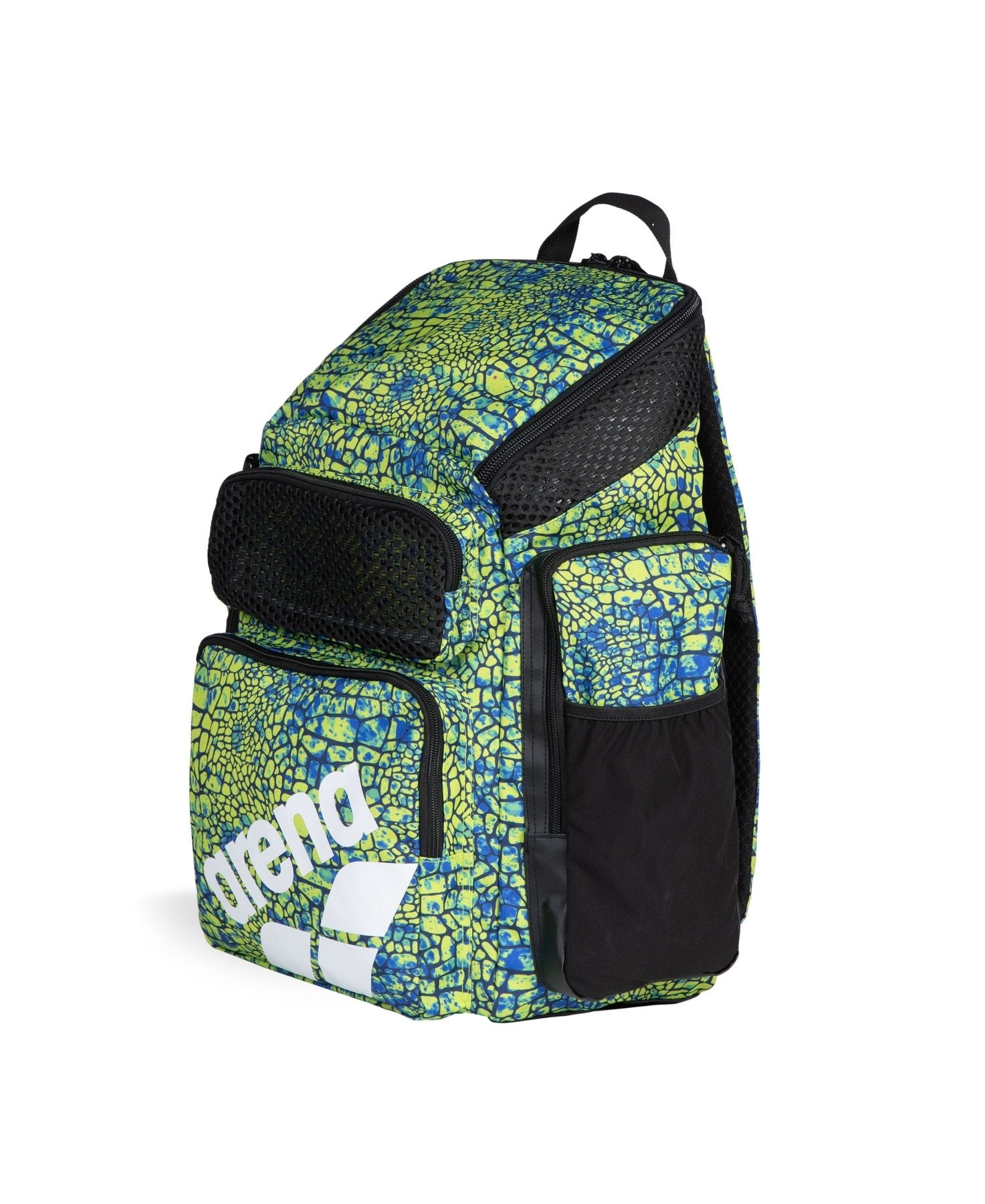 Arena One Go Backpack 45L reppu, Allover Snakeskin GreenArena
