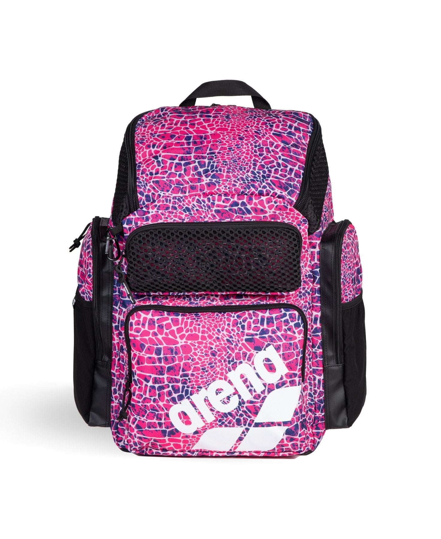 Arena One Go Backpack 45L reppu, Allover Snakeskin PinkArena