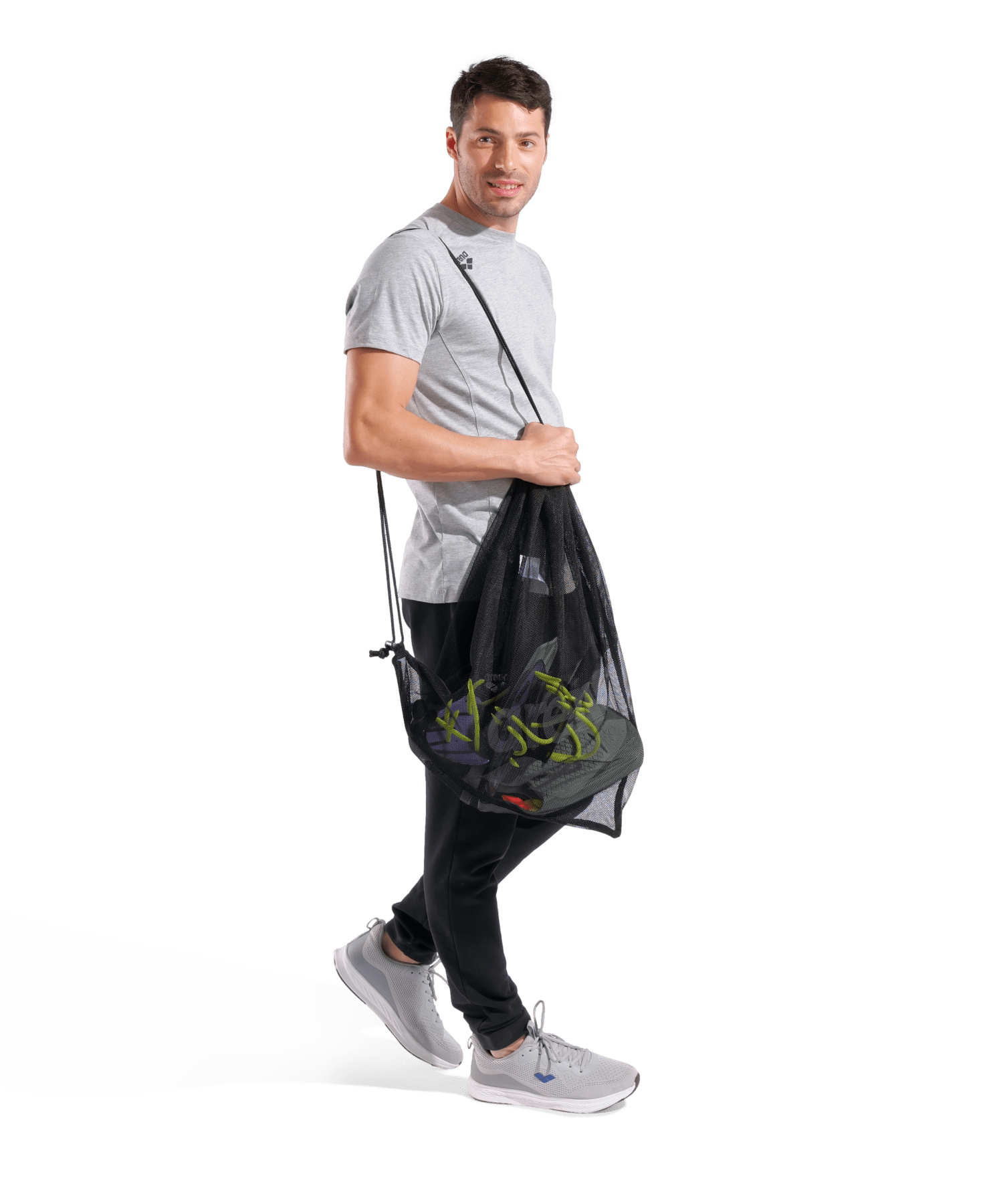 Arena One Go Mesh Bag, mustaArena