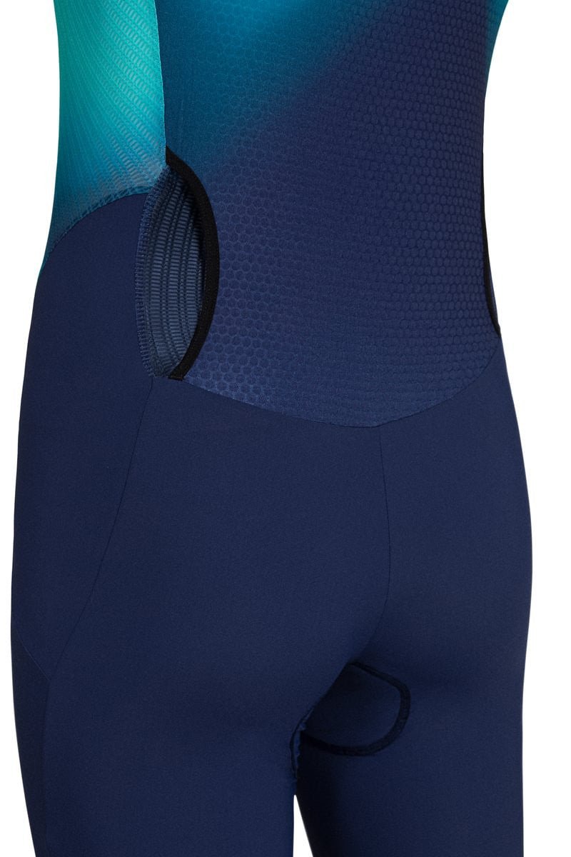 Athlex Race Suit V2 miesten hihaton triathlon kilpapuku, vihreä - sininenOrca