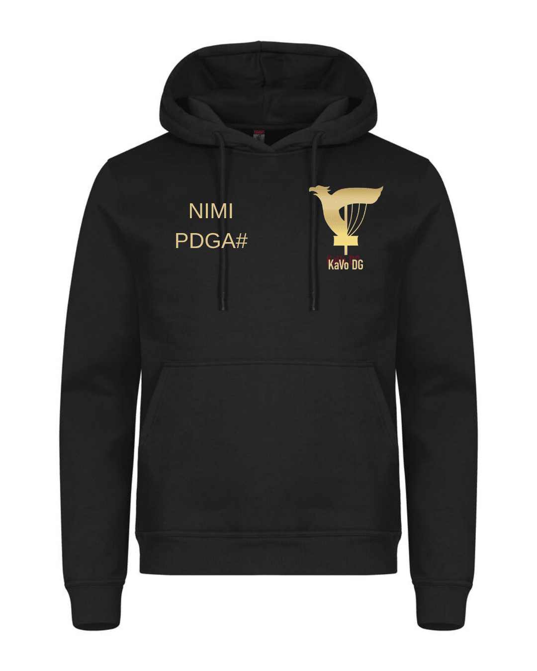 Basic Hoody musta - KAVO DGKAVO