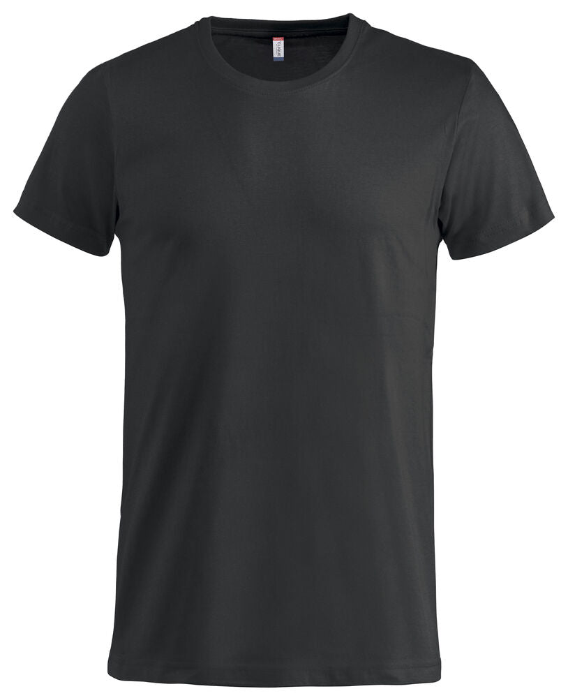 Basic - T Black myös isot koot 6XLClique