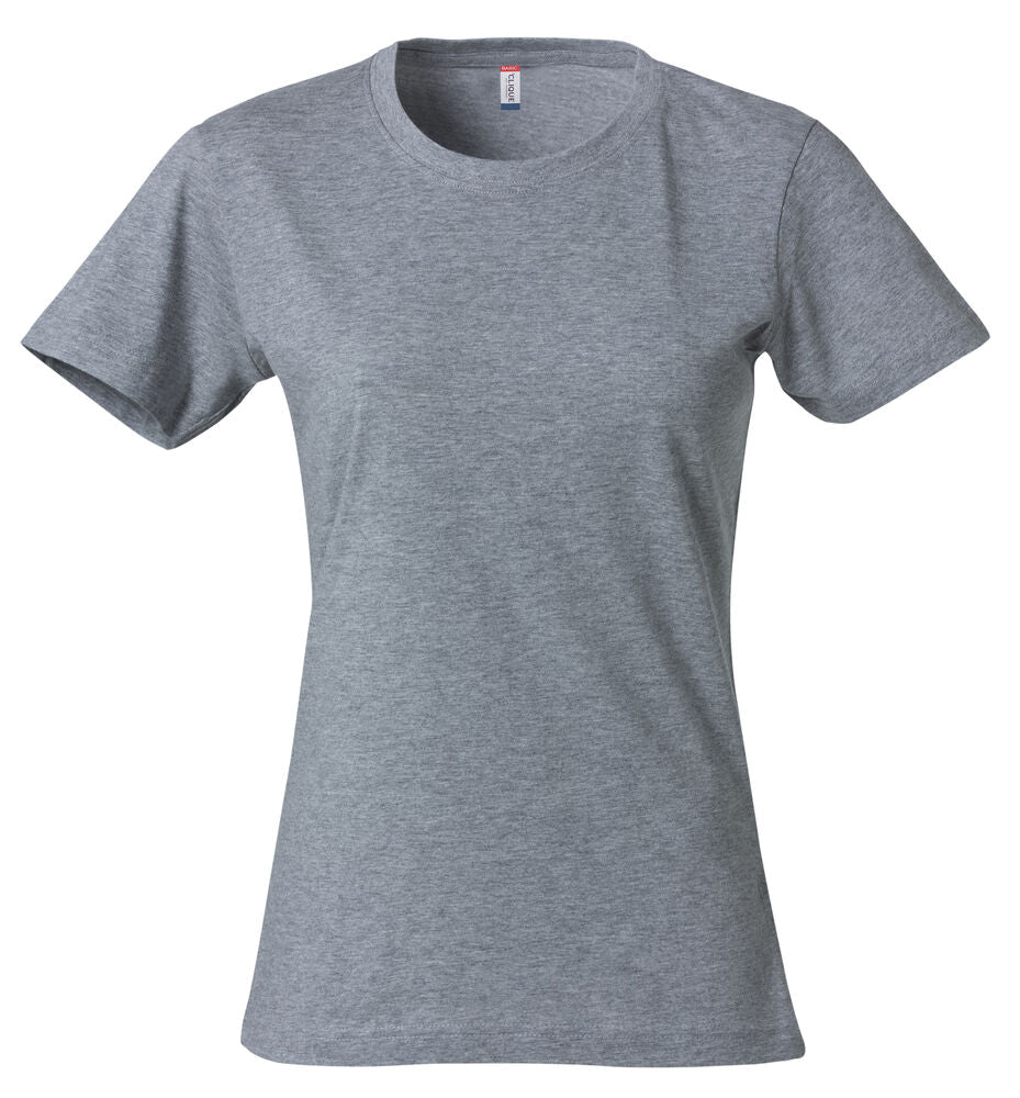 Basic - T Ladies Grey MelClique