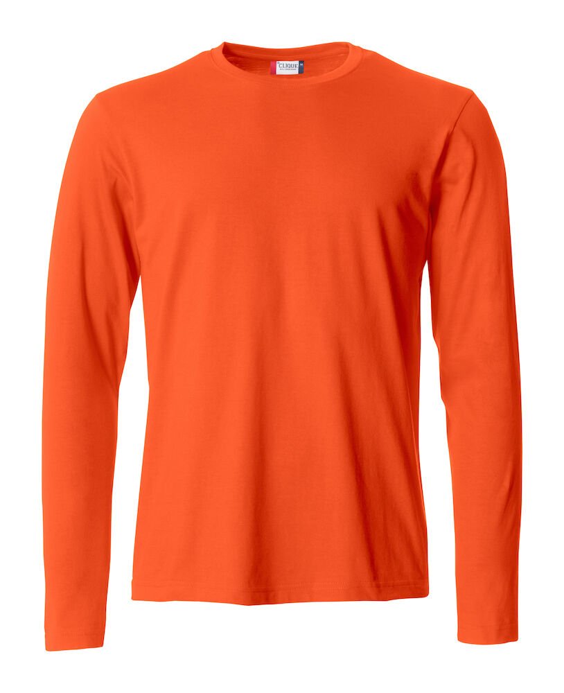 Basic - T L/S Bl orangeClique