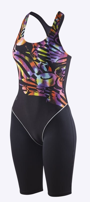 Beco naisten lahkeellinen uimapuku, musta - violettiBeco