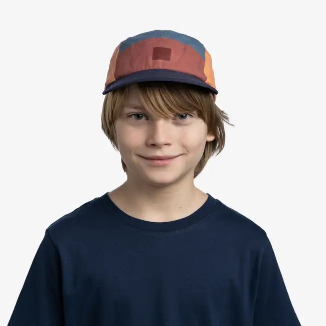 Buff® 5 Panel Go Cap Kids – Colart Blue lasten lippalakki – UV - suoja 50+, hengittävä, kevyt, säädettävä - BUFF