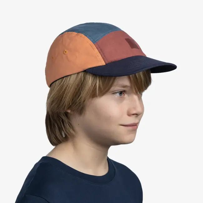 Buff® 5 Panel Go Cap Kids – Colart Blue lasten lippalakki – UV - suoja 50+, hengittävä, kevyt, säädettävä - BUFF
