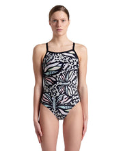Butterflies Swimsuit Light Drop naisten uimapuku, musta - valkoinenArena