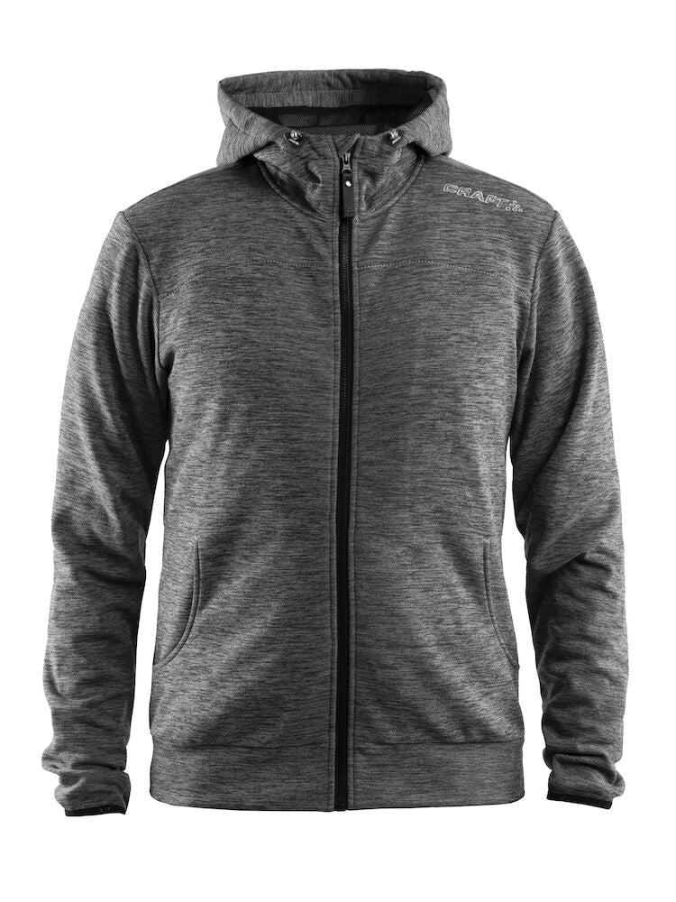 Craft Leisure Full Zip Vetoketjullinen huppari drk harmaa melCraft
