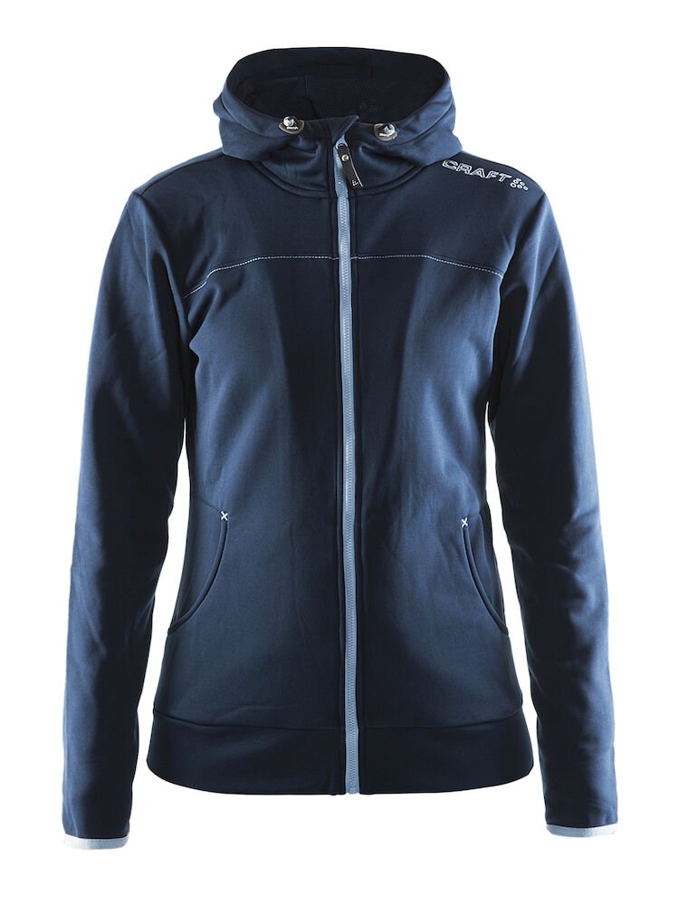 Craft Leisure Full Zip Vetoketjullinen huppari Naisten dark navyCraft