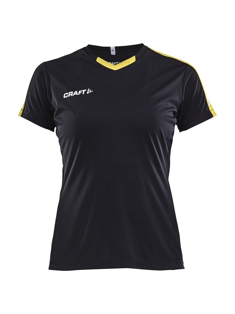 Craft Progress Tekninen t - paita Kontrastiväreillä wmn musta /yellowCraft