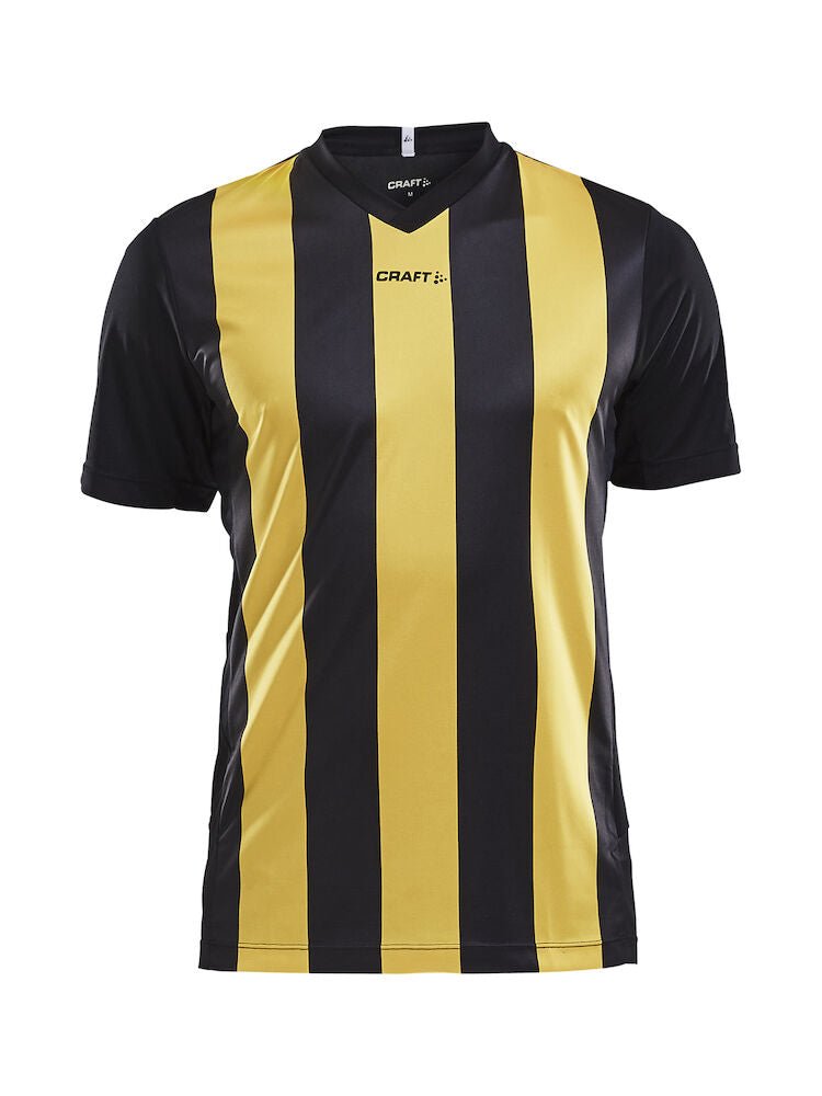 Craft Progress Tekninen t - paita stripe miesten musta /yellowCraft