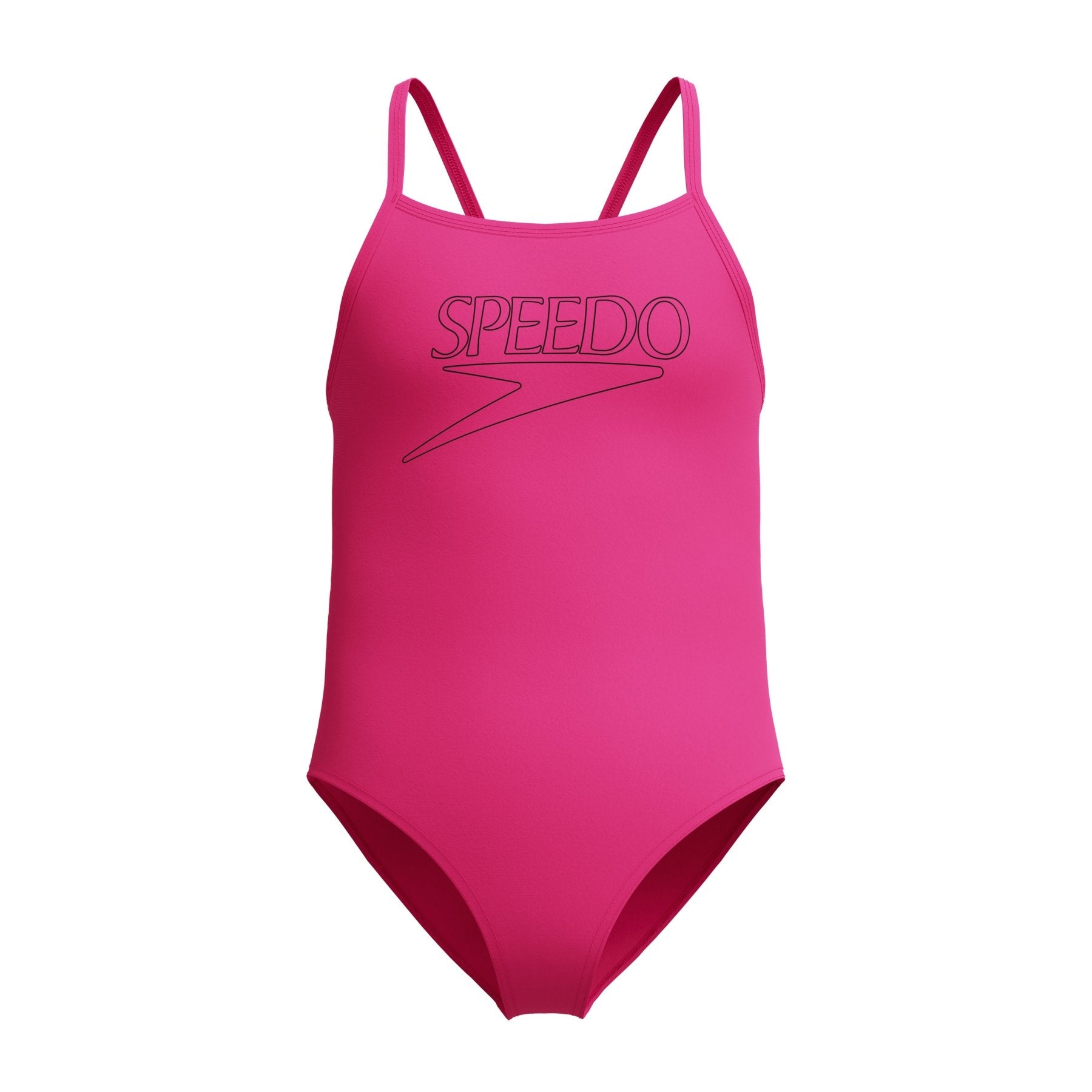 Endurance+ Logo Thinstrap tyttöjen uimapuku, pinkkiSpeedo