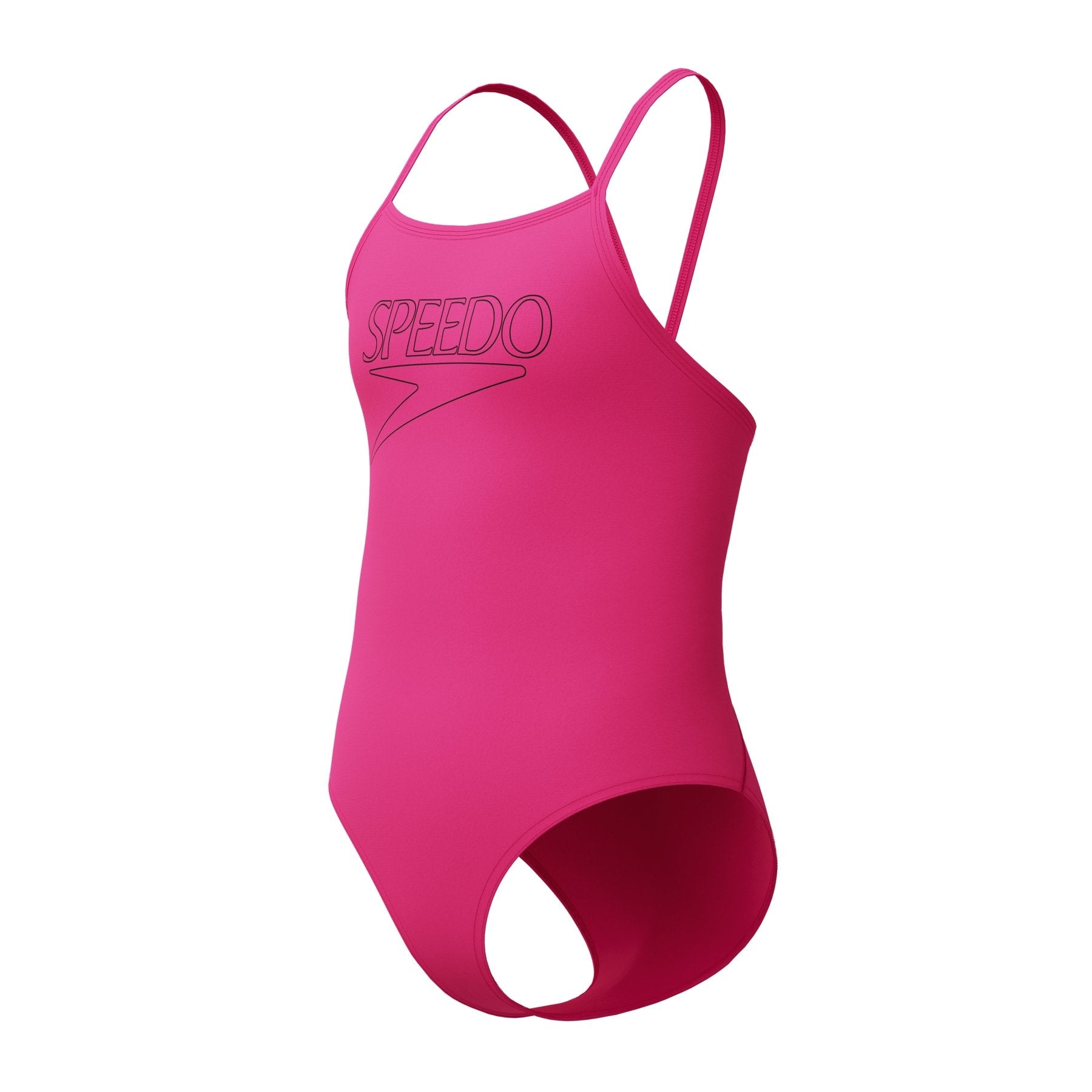 Endurance+ Logo Thinstrap tyttöjen uimapuku, pinkkiSpeedo