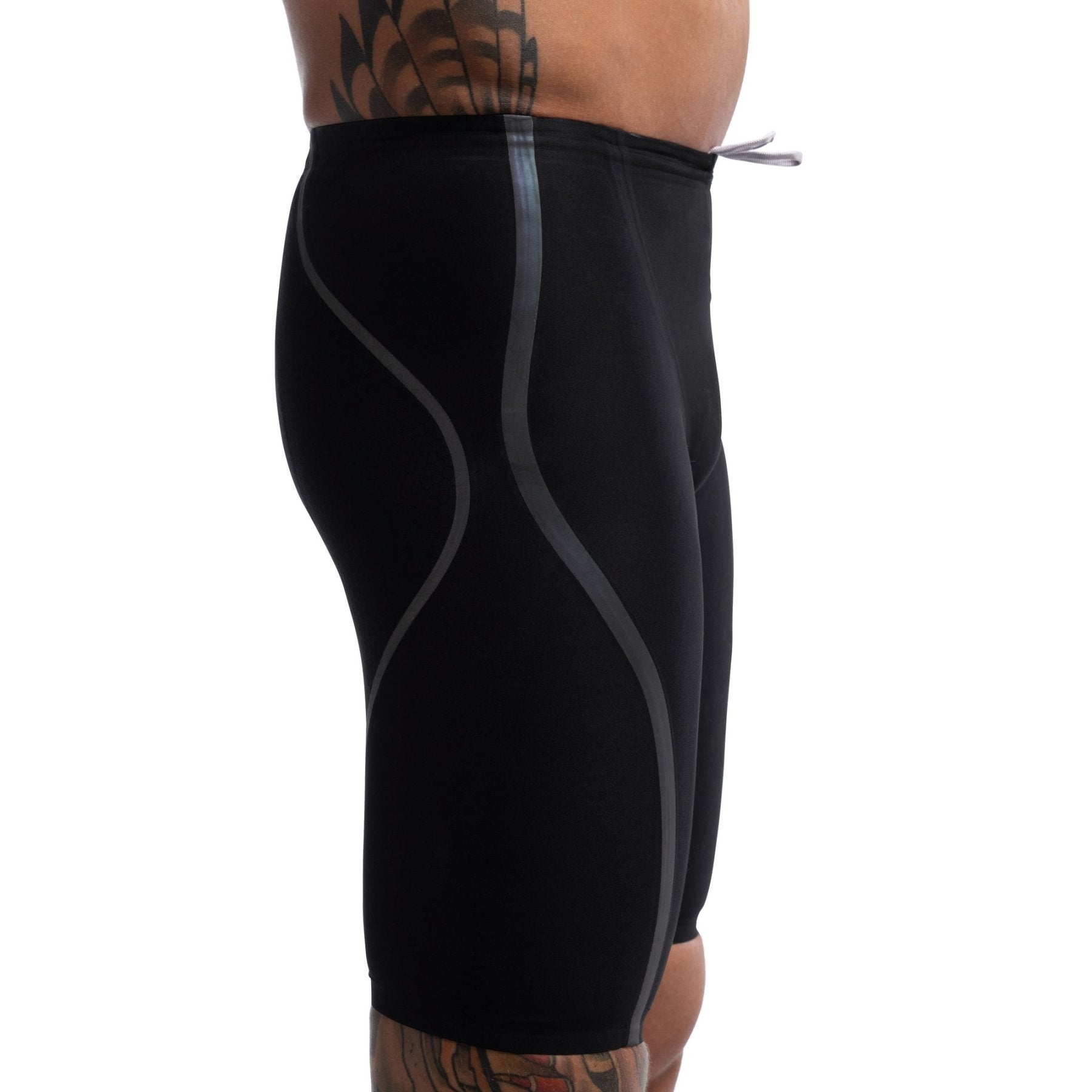 Fastskin LZR Pure Intent 2.0 High Waist Jammer mieten kilpapuku, mustaSpeedo