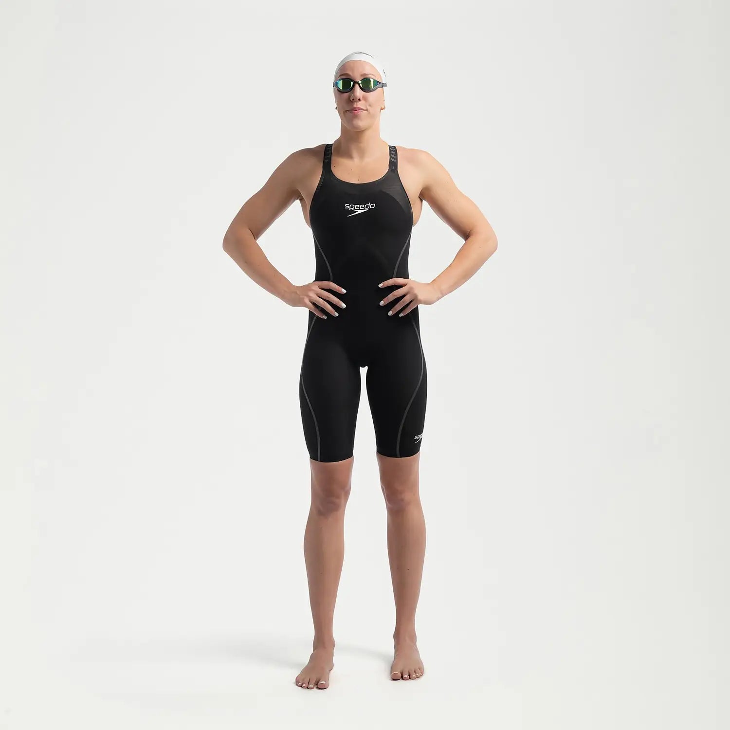 Fastskin LZR Pure Intent 2.0 naisten umpiselkäinen kilpapuku, mustaSpeedo