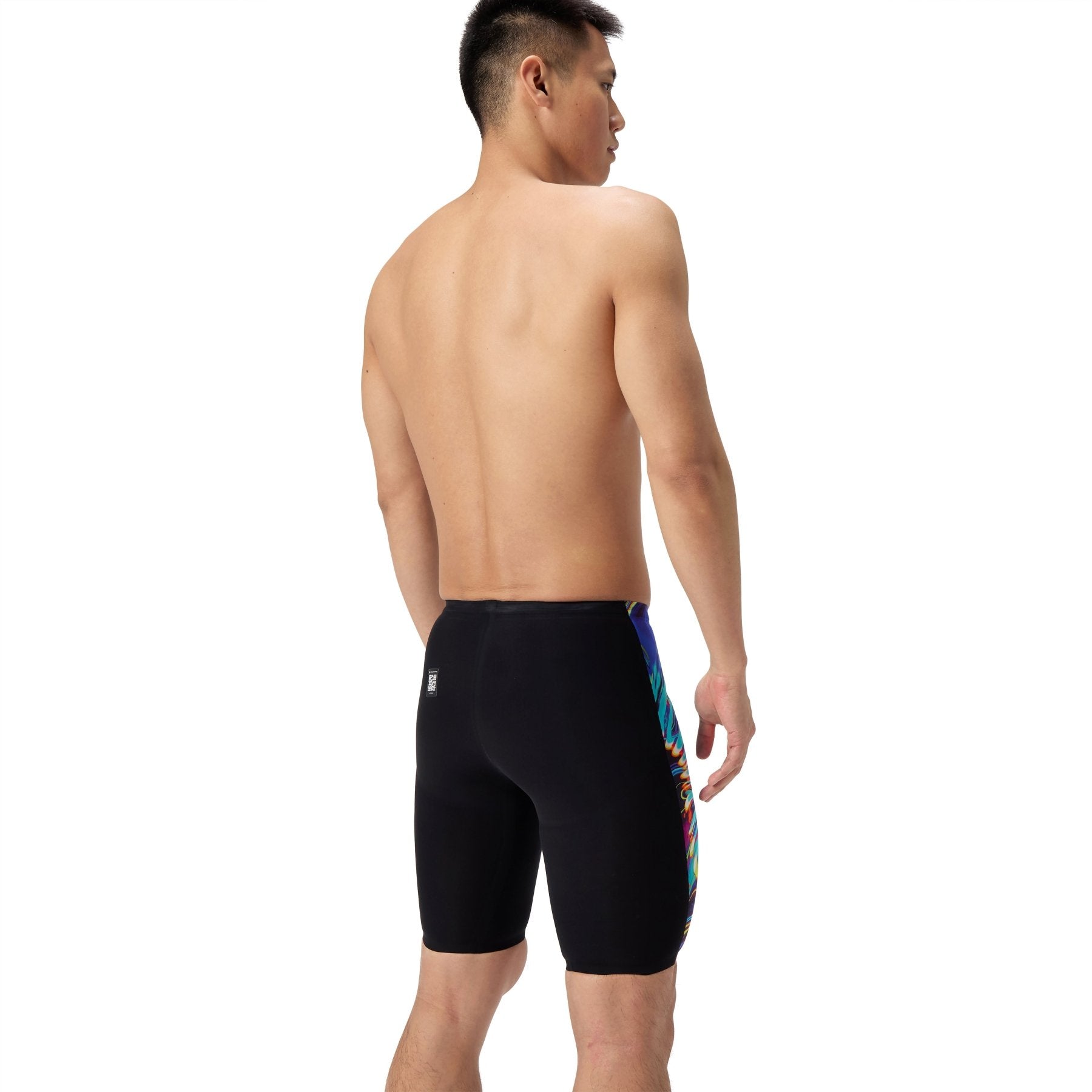 Fastskin LZR Pure Valor 2.0 High Waisted Jammer miesten kilpapuku, musta - värikäsSpeedo