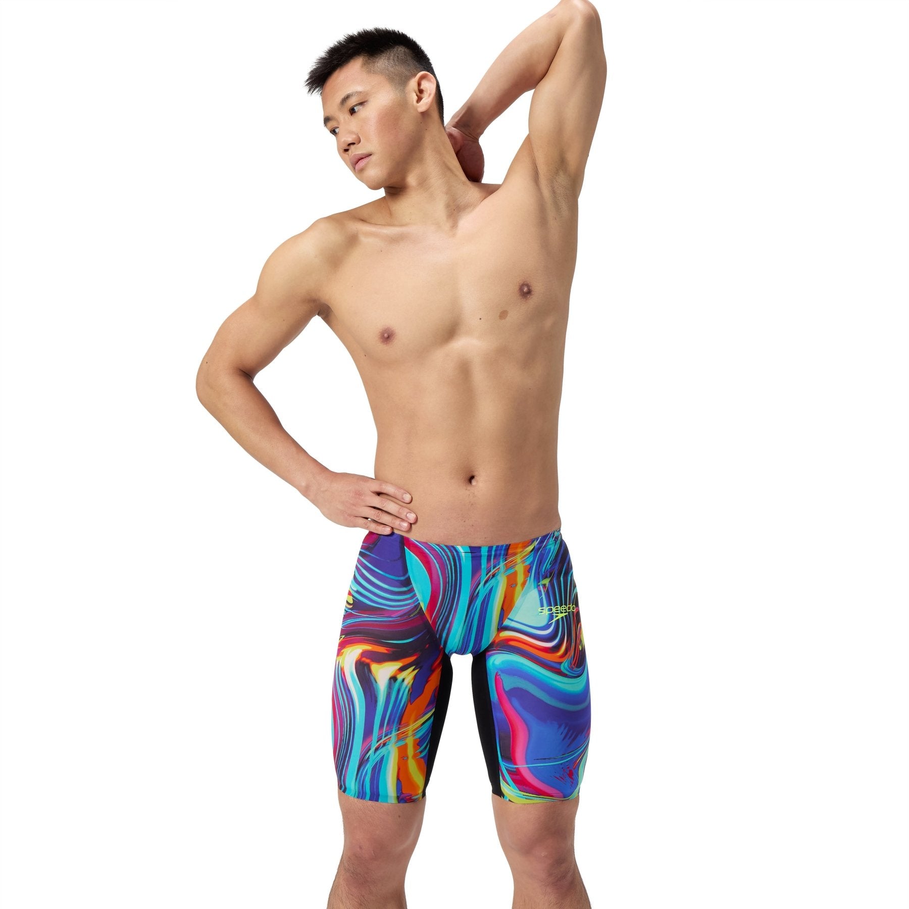 Fastskin LZR Pure Valor 2.0 Jammer miesten kilpapuku, musta - värikäsSpeedo