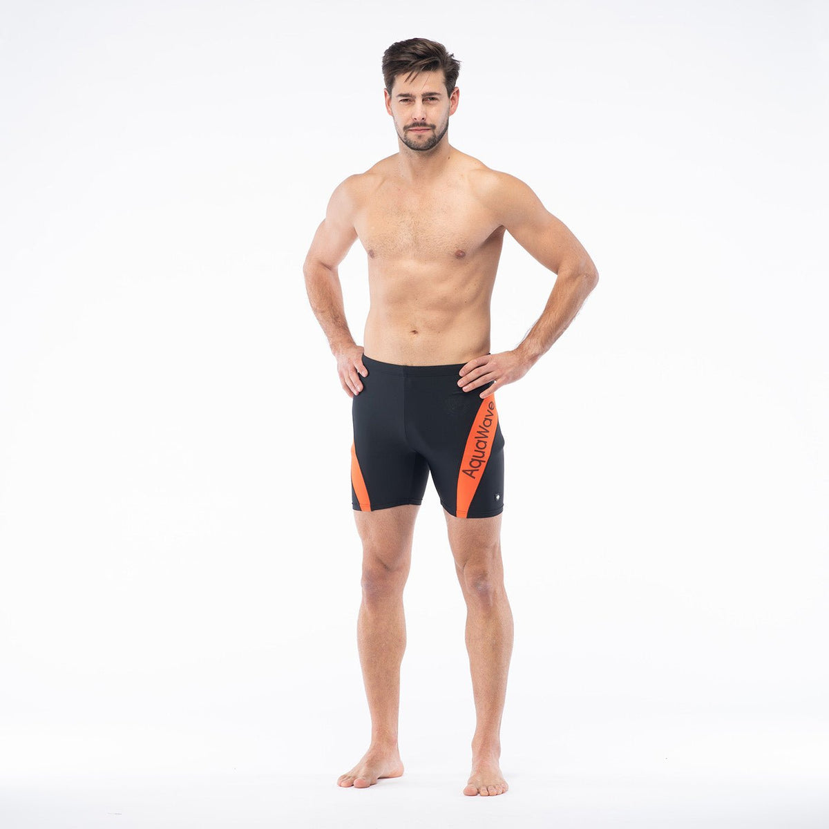 Fiero PS miesten boxer-uimahousut, musta-ruoste