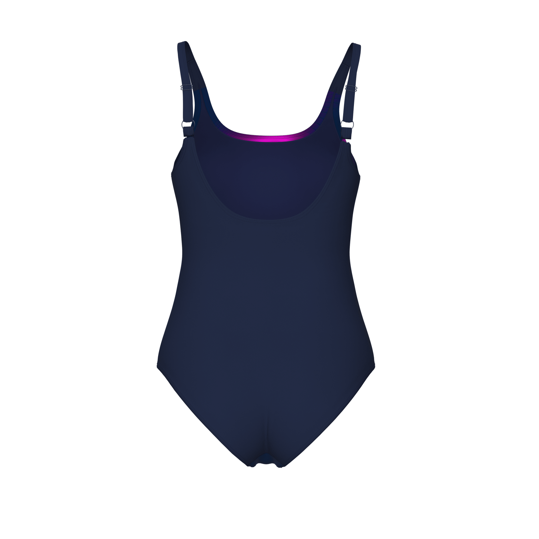 Flash U Back Lb Naisten Uimapuku, Navy - PinkkiArena