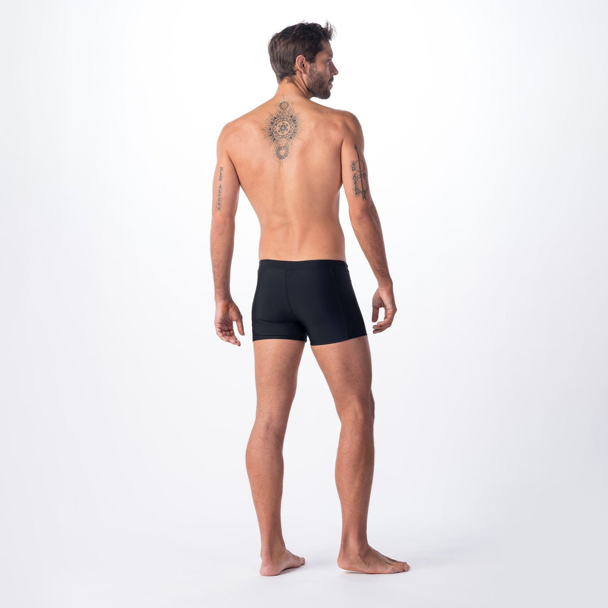 Flavio miesten boxer-uimahousut, musta-sininen