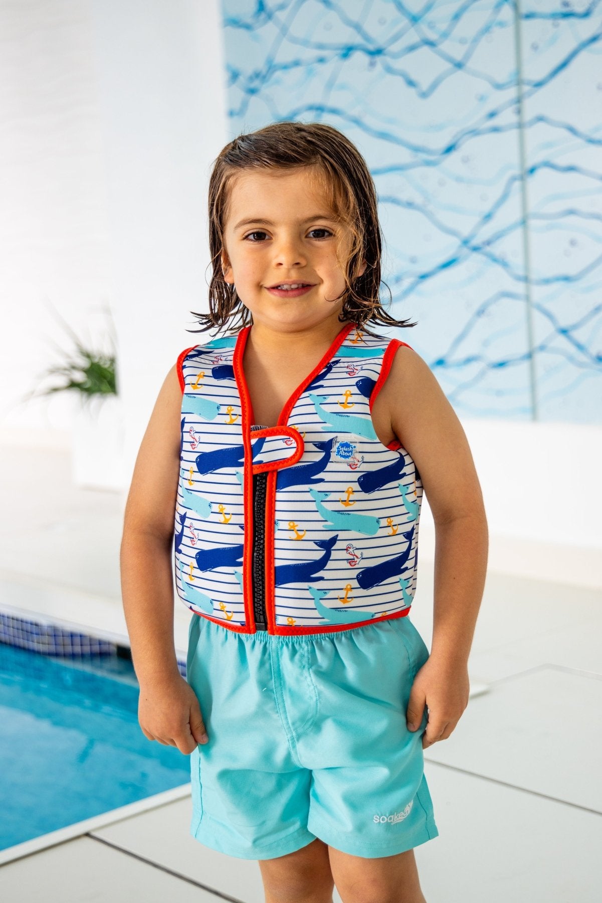 Go Splash Swim Vest lasten uimaliivi, Moby DickSplashy